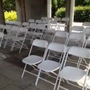 White Folding Chair Rentals