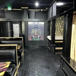 the inside of the restaurant