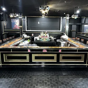 the bar and seating