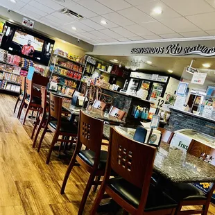 the inside of a pet store