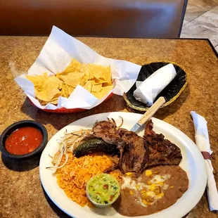 Carne Asada plate!