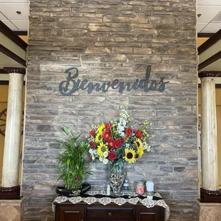 The grand entrance