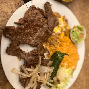 Carne Asada plate