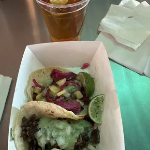 Al pastor, and carne asada