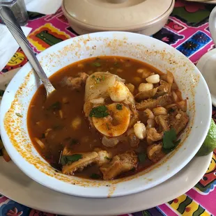 Nice bowl of menudo