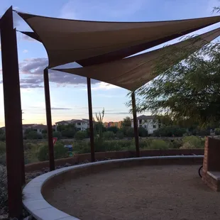 Nice shaded way station along the loop