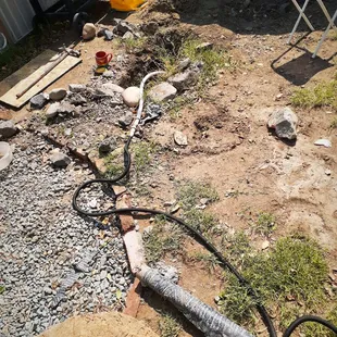 Plumbing solutions by the manager after a drunk driver (a tenant) ran over the water main.  08/23/2020