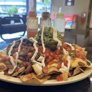 Very loaded nachos