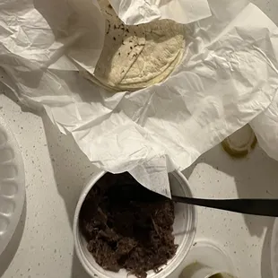 Special #1 1 Lb. Barbacoa, 10 Corn Tortillas and 1 Salsa