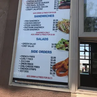 Good prices for the quality of food and serving amount.