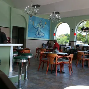 Large clean dining area