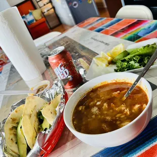 For all you Menudo lovers come by and have a bowl of our tasty, extra clean, and extra spicy Menudito!!