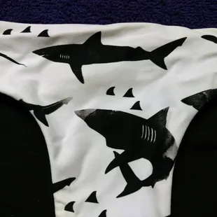 Shark print close up