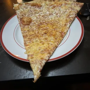 Piece of pizza the size of my head