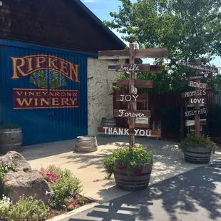 Updated Winery Exterior