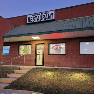 Exterior of restaurant