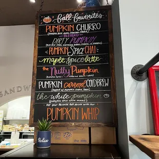 Best Pumpkin Menu