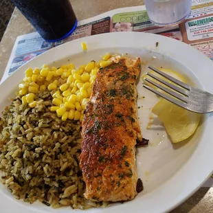 a plate of food