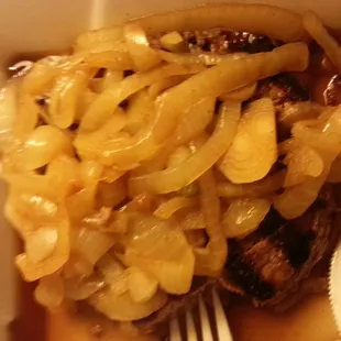 Chopped steak meal special for 5.99