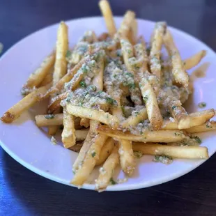 Garlic fries with EXTRA garlic