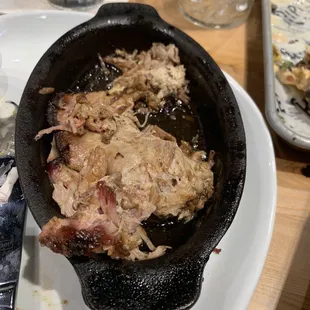 What's left over of my 1/2 lb. Pulled pork....Fat :(