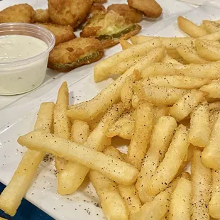Fried Pickles &amp; French Fries