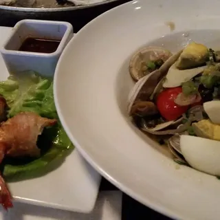 Little Neck Clams with White Wine & Fresh Herbs