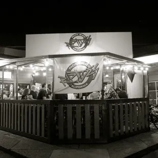 Outdoor Patio at Night