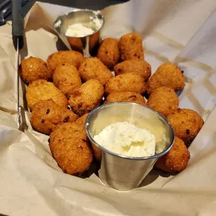 Hushpuppies - too hungry to get other pics