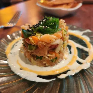 The salmon tartar is just as good as any ahi tuna tartar I've had.