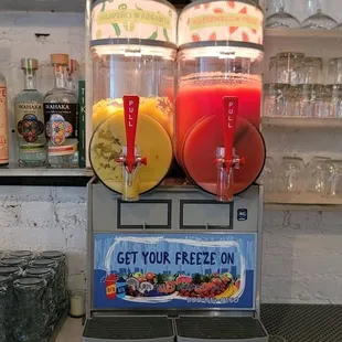 Jalapeño Margarita and Watermelon Froze