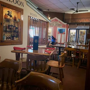 the inside of the restaurant