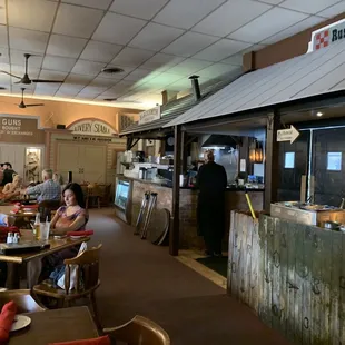 people sitting at tables