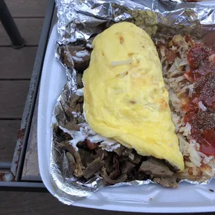 Gyro Omelette