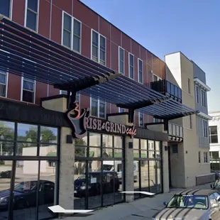 the outside of the building