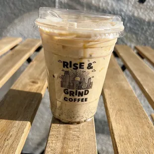 Iced Black Sesame Latte