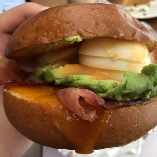 Breakfast Bunwich Sandwich