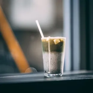 Iced Black Sesame Matcha