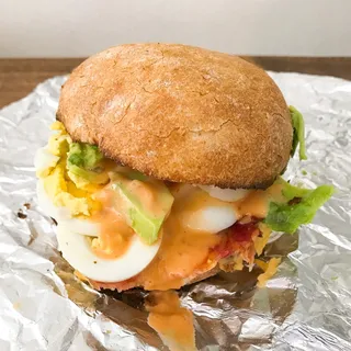 Breakfast Bunwich Sandwich