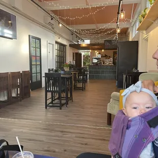 Cute coffee shop inside space