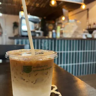 6/27/23 iced latte (decaf available) $6