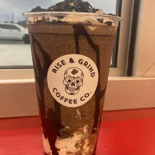 Mocha Cookies and Cream Frappe!