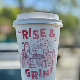 a cup of coffee