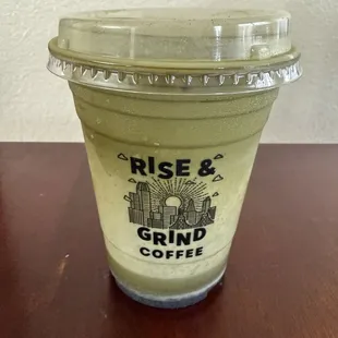 Iced Black Sesame Matcha