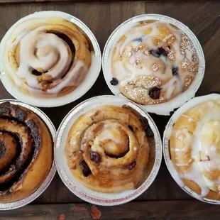 Sweet rolls
Cinnamon roll,  Perry roll, Babka roll, Chelsea roll, Apple pie roll