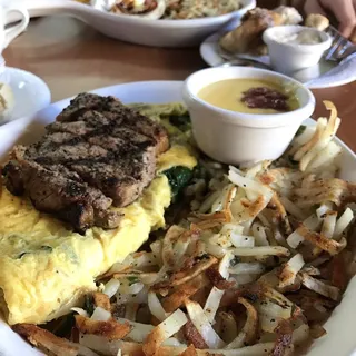 Fancy Steakhouse Omelette