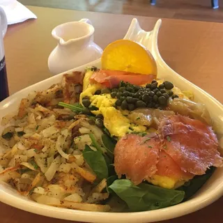 Lox & Cream Cheese Cheese Omelette