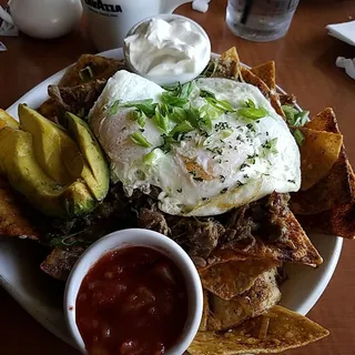Pork Carnitas Chilaquiles