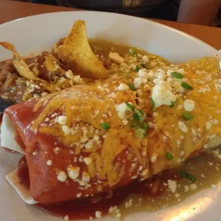 Grilled Steak & Chorizo Burrito