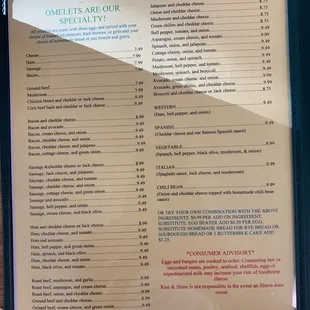 Omelette Memu